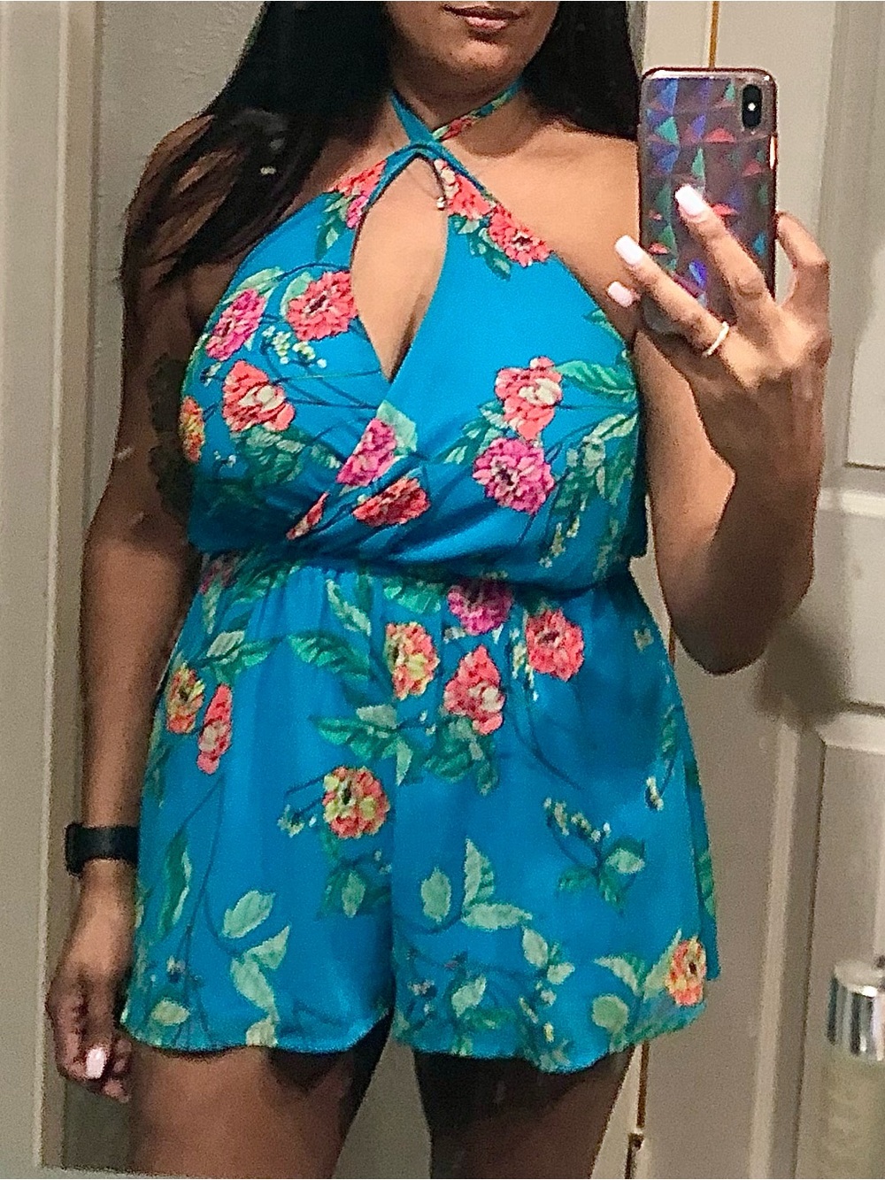 Express Halter Romper NWT